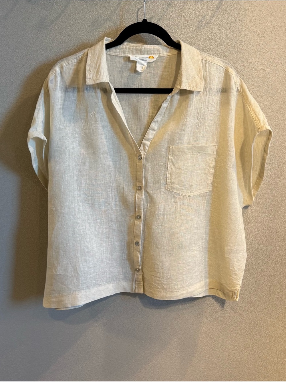 C&C California Butter Yellow Linen Shirt - Summer Ready!